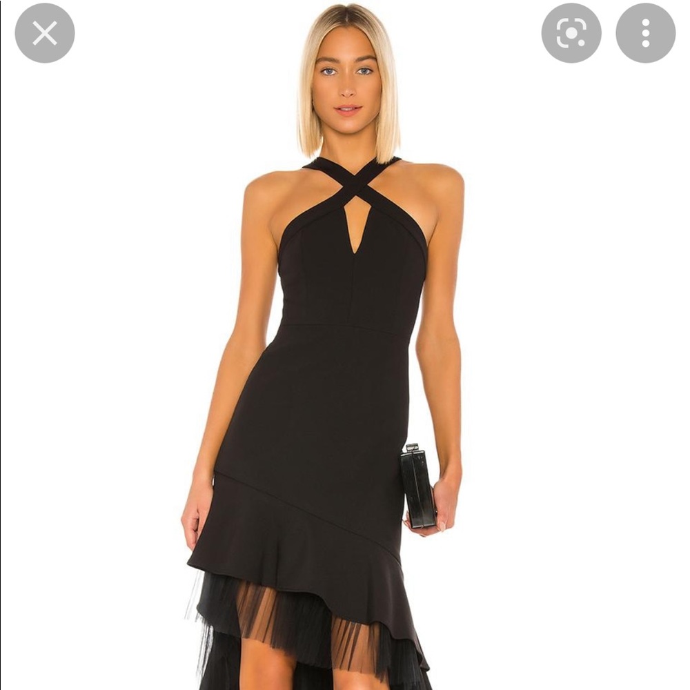 BCBGMaxazria high low cocktail dress